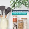 Potes de Vidro de Mantimentos com Tampa de Bambu 11 Pçs - 6