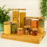 Potes de Vidro de Mantimentos com Tampa de Bambu 11 Pçs - 2