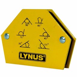 Esquadro Magnético Forte 25 Kg Multi-ângulos Eml-25a Lynus - 1