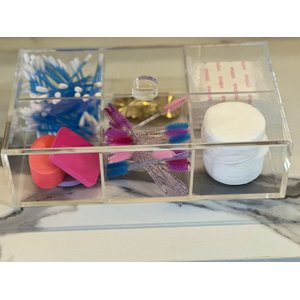 Caixa Organizadora 6 Divisórias em Acrilico