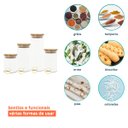 Ver imagem 3 de Potes de Vidro para Mantimentos com Tampa Bambu Oikos - 4 Pçs