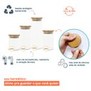 Ver imagem 4 de Potes de Vidro para Mantimentos com Tampa Bambu Oikos - 4 Pçs