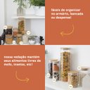 Ver imagem 6 de Potes de Vidro para Mantimentos com Tampa Bambu Oikos - 5 Pçs