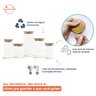 Potes de Vidro para Mantimentos com Tampa Bambu Oikos - 5 Pçs - 3