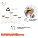 Ver imagem 3 de Potes de Vidro para Mantimentos com Tampa Bambu Oikos - 5 Pçs