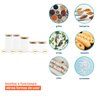 Potes de Vidro para Mantimentos com Tampa Bambu Oikos - 5 Pçs - 4