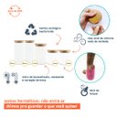 Ver imagem 3 de Potes de Vidro para Mantimentos com Tampa Bambu Oikos - 5 Pçs