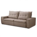 Ver imagem 3 de Sofá Retrátil Reclinável Valentino 2,10m Linho - Shop Das Cabeceiras