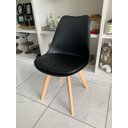 Ver imagem 5 de Cadeira Leda Saarinen Wood com Almofada, Pés Madeira - Sala de Jantar, Cozinha, Escritório, Home Off