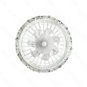 Ver imagem 1 de Pendente com Ventilador Branco 50cm Led 36w Dimerizável Bivolt Temperatura Ajustável 2700k a 6500k