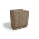 Ver imagem 1 de Gabinete de Cozinha Modulado Balcão Maxxi G744 2 Portas C/tampo 80cm Nogal/nogal - Kappesberg