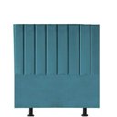 Ver imagem 4 de Cabeceira Estofada Líbia 140cm Casal Suede Azul Turquesa