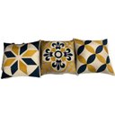 Ver imagem 2 de Almofadas Trio Giovana 55x55 Suede Toque de Arte