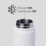 Garrafa Térmica Fresh 650ml Gocase - Branca Clear - 4