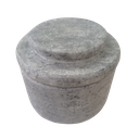 Ver imagem 1 de Manteigueira Francesa Rustica em Pedra Sabão (200 Ml) - Maior Capacidade