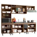 Ver imagem 3 de Cozinha Compacta 5 Peças Balcão Pia e Cuba Barcelona Poliman Móveis