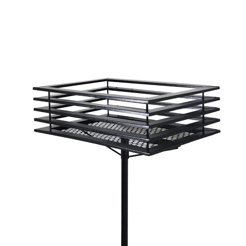 Lixeira Suíça Pátios e Parques Calçada Rua Tela Moeda 142cm - 3