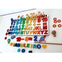 Ver imagem 3 de Tabuleiro Educativo Números e Letras  De Jogo Educacional Montessor