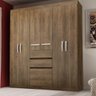 Guarda-Roupa Casal 7 Portas 2 Gavetas Berna Genialflex - 1
