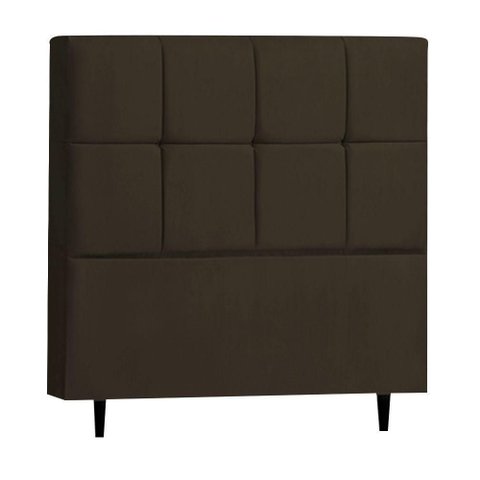 Cabeceira para Cama Box Solteiro 90 Cm Marrom - D'Rossi