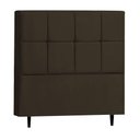 Ver imagem 1 de Cabeceira para Cama Box Solteiro 90 Cm Marrom - D'Rossi