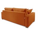 Ver imagem 3 de Sofá 3 Lugares Fixo Living Marrocos Veludo Terracota 2,2m Mk