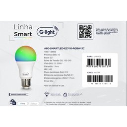 Smart Led A60 G-light 10w Bivolt E27 Rgbw - 5