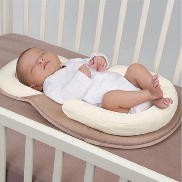 Almofada Cama para Bebê Recém-Nascido Espreguiçadeira Caminha Ultra Confortável - Marrom - 2