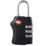 Cadeado TSA Código de Segredo Aro de Aço - Preto - 1