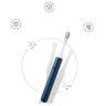 Escova de Dente Elétrica 2 pontas Extras Recarregável A Prova D'água Automática 3 Modos de - Azul - 5