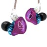 Fone de Ouvido Kz Zst Híbridos Intra-Auricular In-Ear Microfone Moldado Cancelamento de Ruído - Roxo - 1