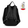 Mochila Inteligente Anti-Roubo Notebook com Porta USB Unissex - Preto - 5