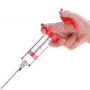 Ver imagem 3 de Seringa Injetora Tempero Carne Churrasco - Vermelho