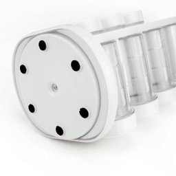 Porta Temperos Giratório Emborrachado 8 Potes Plástico Condimentos Transparente Armazenar Guardar - 2
