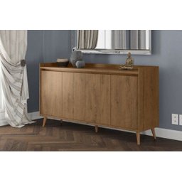 Buffet Aparador Retrô Delux 4 Portas Malbec - 2