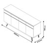 Buffet Classic Off-White com Nature - 5