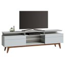 Ver imagem 1 de Rack Classic 2 Gavetas 2.2 Branco Acetinado - Imcal Móveis