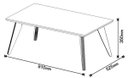 Ver imagem 4 de Mesa de Centro Classic Freijó - Imcal Móveis