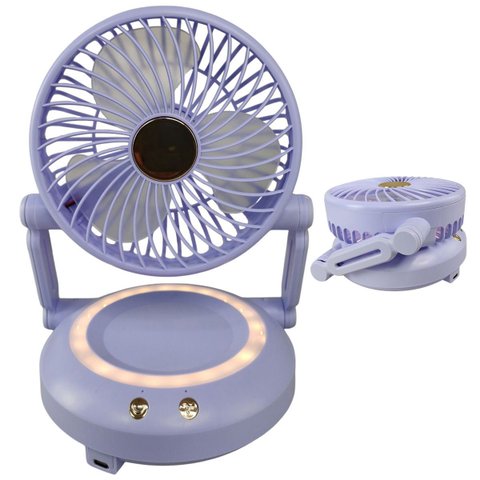 Ventilador Mesa Dobravel Portatil 3 Niveis Ajustavel Usb Verao Sol Calor Escrivaninha Decoraçao Maqu
