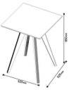 Ver imagem 3 de Mesa Lateral Classic Quadrada Freijó - Imcal Móveis