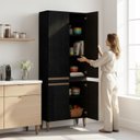 Ver imagem 4 de Paneleiro Duplo de Cozinha Essenza 80cm 4 Portas Móvel na Caixa