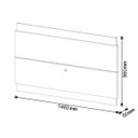 Ver imagem 4 de Painel para TV Classic 1.4 Off White com Freijó - Imcal Móveis