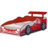 Cama Infantil Carro Formula 1 com Colchão Solteiro - Vermelho - 4