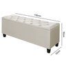 Conjunto Calçadeira Bau e Cabeceira Box Casal Paris 1,60 Areia - Areia - 3