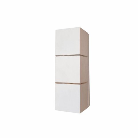 Arandela Ar-256-24V Facho Cima-Baixo Alumínio Branco Belly Decor 24cm