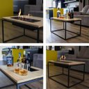 Ver imagem 5 de Lareira Mesa Ecológica Multifuncional Álcool Aquece até 30m²