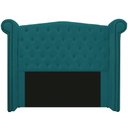 Ver imagem 1 de Cabeceira Estofada Veneza 160 cm Queen Size Suede Azul Turquesa - Doce Sonho Móveis