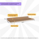 Ver imagem 2 de Tampo Mdp 25mm para Balcão de Cozinha 120cm Havana Multimóveis Cr20314 Rovere