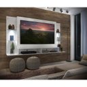 Ver mais imagens de Painel Tv Até 60 Polegadas com 2 Leds e Prateleiras de Vidro Vegas Multimóveis Branco
