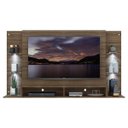 Ver imagem 6 de Painel Tv até 60 Polegadas com 4 Leds e Prateleiras de Vidro Vegas Multimóveis Madeirado